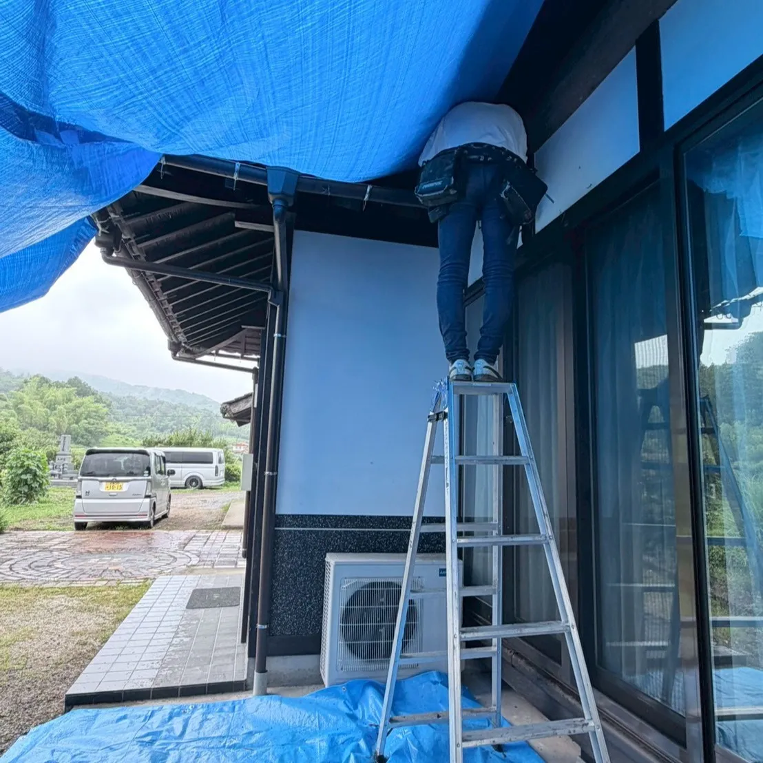 屋根修繕工事を行いました🏠】